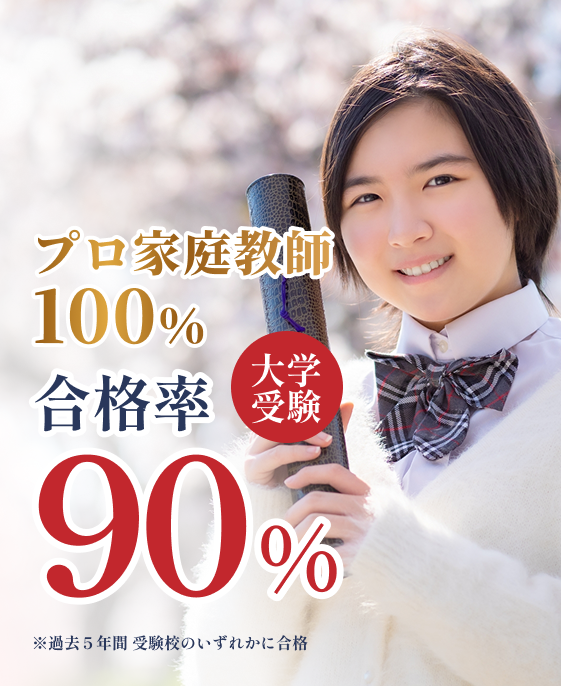 大学受験合格率90%