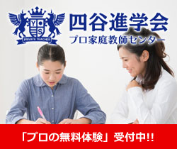 四谷進学会プロ家庭教師センター「プロの無料体験受付中!!」
