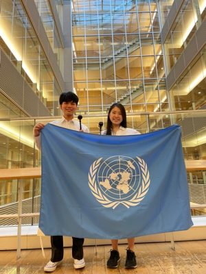 模擬国連の様子